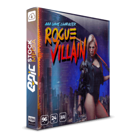 Epic Stock Media AAA Game Character Female Rogue Villain WAV